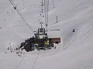 Gare de départ à 2 300 m.