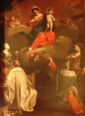 La Vierge, Saint Bernard, Saint Louis, Sainte hélène et Sainte Madeleine, cathédrale Saint-Siffrein de Carpentras.