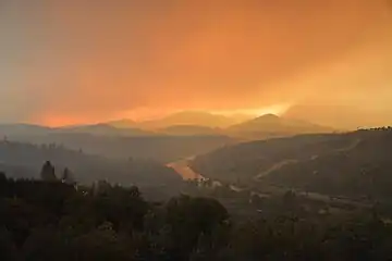 Le Carr Fire le 28 juillet 2018.