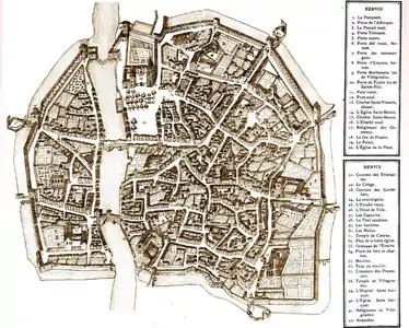 L'écusson en 1674 par Samuel Picard