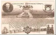 Carte du concours de 1923