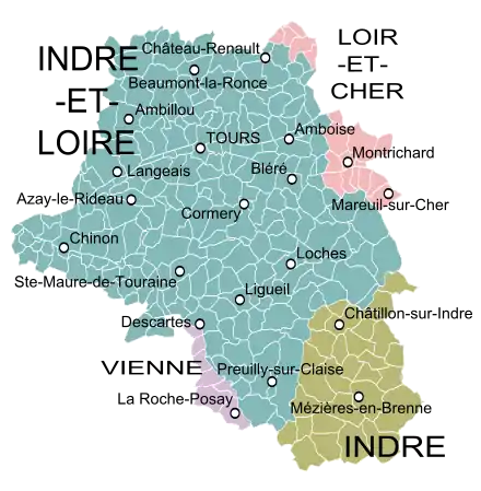 Province de la Touraine au XVIIIe siècle