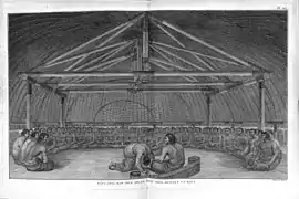 Poulaho, Roi des îles des Amis, buvant la kava