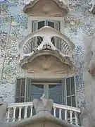 La Casa Batlló d'Antoni Gaudí.