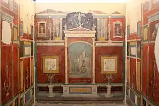 Chambre à coucher (2e style pompéien)