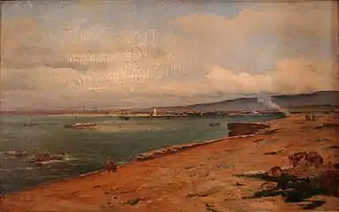 La Rade de Marseille en hiver, musée des beaux-arts de Béziers.