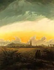 Caspar David Friedrich : Neubrandenbourg (1816/17)