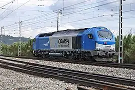 Euro 4000 Comsa no 335.002 à Castellbisbal (Espagne).