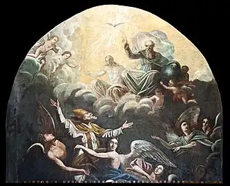 L'apothéose de saint Martin.