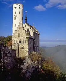 Château de Lichtenstein (XIIIe siècle), en Allemagne.