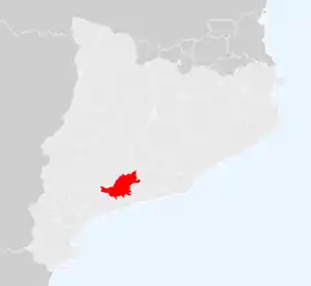 Localisation de Alt Camp