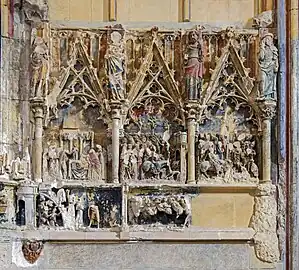 Partie droite du retable