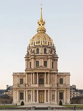 Photo représentant le dôme des invalides.