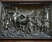 Une des stations du chemin de croix.