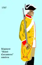 l' uniforme de 1767 à 1776