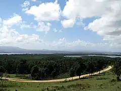 Panorama, vue vers l'ouest