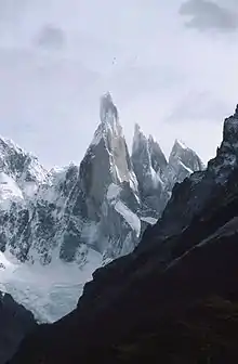 Le cerro Torre en Patagonie.