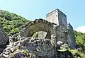 Les ruines du château.