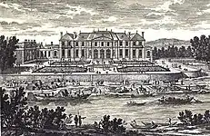 Vue de l'ancien château, vers 1700.