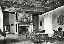 Cheminée du château de Lourmarin, Vaucluse (France)