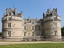 Photographie présentant la façade François Ier, du XVIe siècle