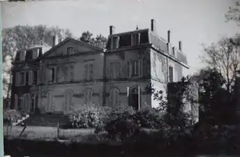 Le château du Vernay en 1949.