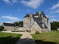Le manoir de Kéroué : vue générale.