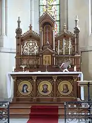 Le maître-autel et le retable de Saint-Martin