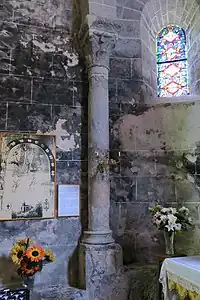 Colonne de l'abside.