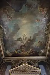 Plafond de la chapelle Saint-Louis par François Lemoyne.