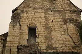 Façade nord du prieuré.