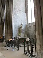 Photo de la chapelle depuis le collatéral