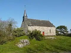 Vue d'ensemble de la chapelle de Lessaint.