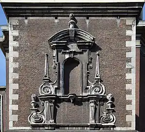 Chevet plat baroque de l'ancien chœur.