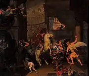 Charles Le Brun - Héliodore chassé du temple