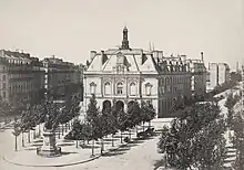La mairie vers 1865-1870 (Charles Marville, photographe).