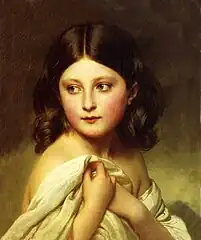 Portrait de la princesse Charlotte de Belgique