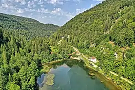 Vue générale du barrage.