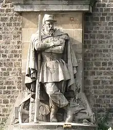 Le chasseur à pied, au bois de Vincennes.