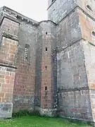 La tourelle d'escalier.