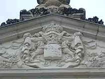 Fronton du château de Divonne (Ain)