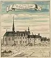 Château du Plessis-lèz-Tours, du côté de l'entrée principale, en 1699.
