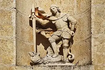 Saint-Gorges terrassant le dragon (IGPC 1993).