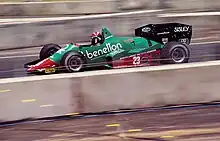 Photo de l'Alfa 184T pilotée par Eddie Cheever à Dallas en 1984