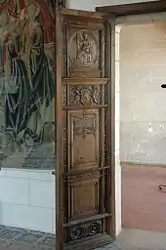 Porte en chêne du XVIe siècle.