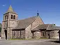Église Saint-Léger de Cheylade (Cantal).