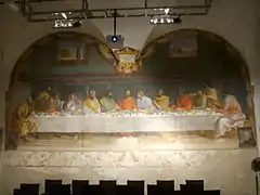 Le réfectoire La Cène d'Alessandro Allori.