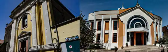 Ancienne et nouvelle église de San Michele (XVIe-XXIe siècles).