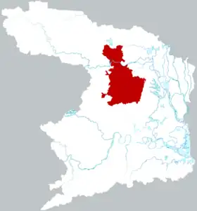 Localisation de Línlǐ Xiàn