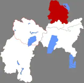 Localisation de Xīnběi Qū